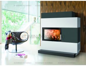 HAAS SOHN ADONIS II piec wolnostojący z zabudową 8,3 kW | Beton - image 2